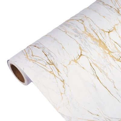 qualità  Wholesale Creative Home Decorative Furniture Wall Paper Grain Self Adhesive Marble Film fabbrica