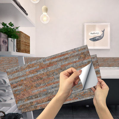 qualità  Waterproof Decorative Sticker Matte Tile Brick Wall Sticker Decals Kids Room Decor Environmental Protection PVC Self Adhesive Wallpaper fabbrica